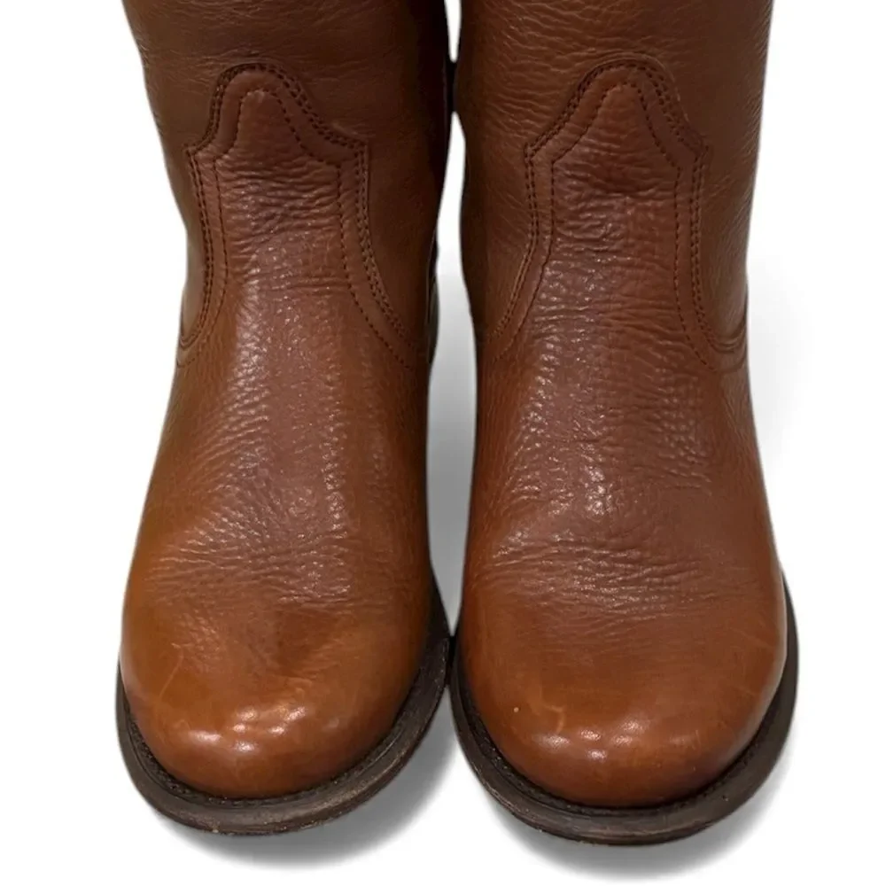 Muro Women’s Tan Leather Riding Boots 9.5